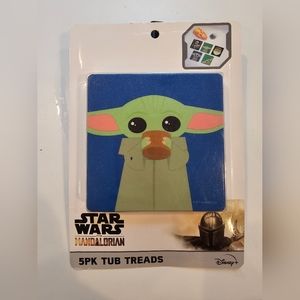 NEW in package Star Wars Mandalorian Bath Tub Treads 5pk